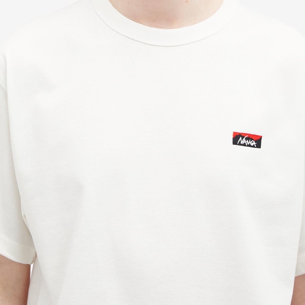 Nanga Eco Hybrid Box Logo Embroidered T-Shirt