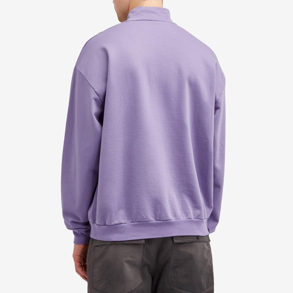 Auralee Quarter Zip Sweat