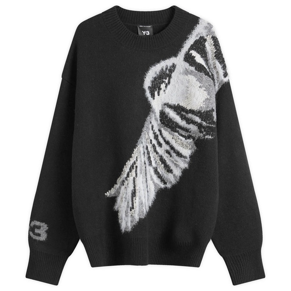 Y-3 Graphic Crew Knit Jumper