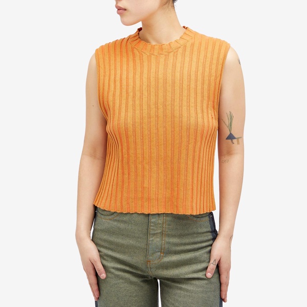 Eckhaus Latta Keyboard Knitted Vest Top