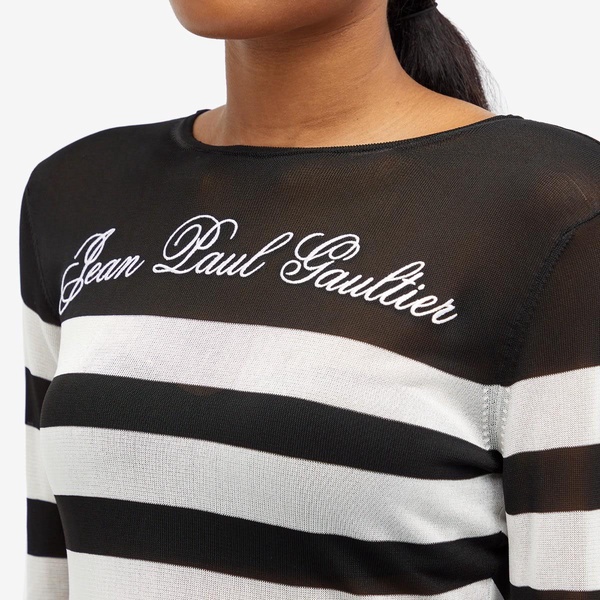 Jean Paul Gaultier Logo Knit Sweater