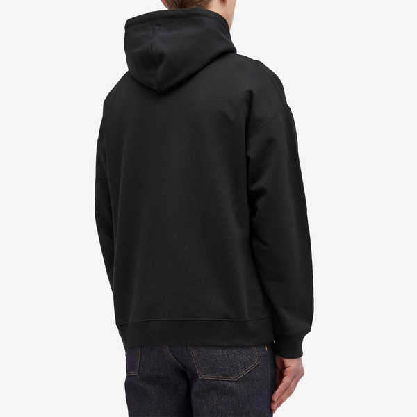 Anagram-patch relaxed-fit cotton-jersey hoody