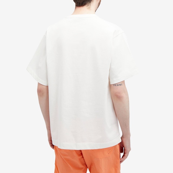 Nanga Eco Hybrid Box Logo Embroidered T-Shirt