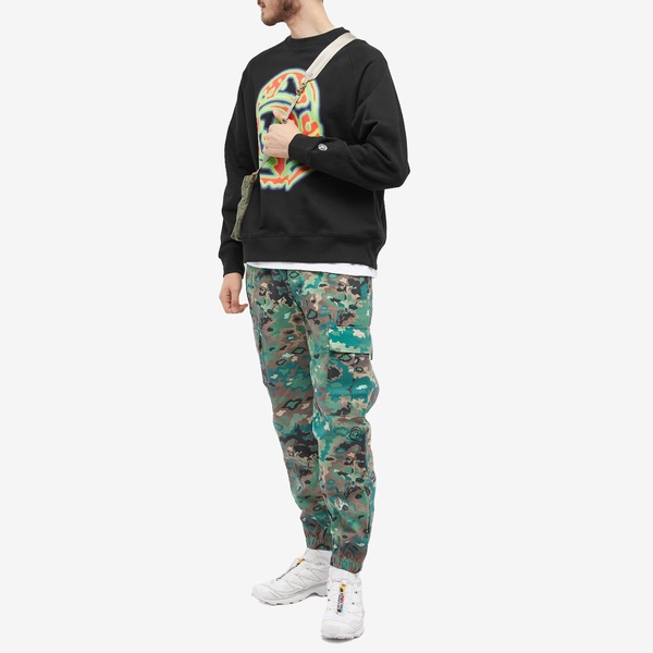 Billionaire Boys Club Heat Map Helmet Logo Crewneck