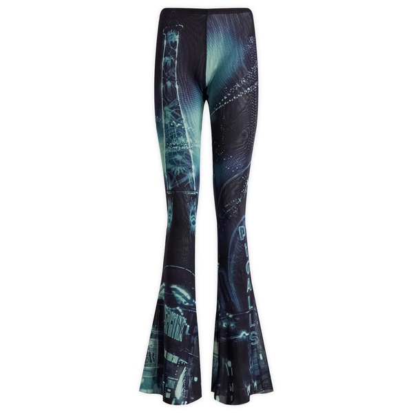 Jean Paul Gaultier Pigalle Print Mesh Trousers