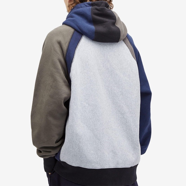 Engineered Garments Raglan Combo Hoodie