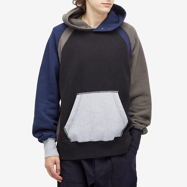 Engineered Garments Raglan Combo Hoodie