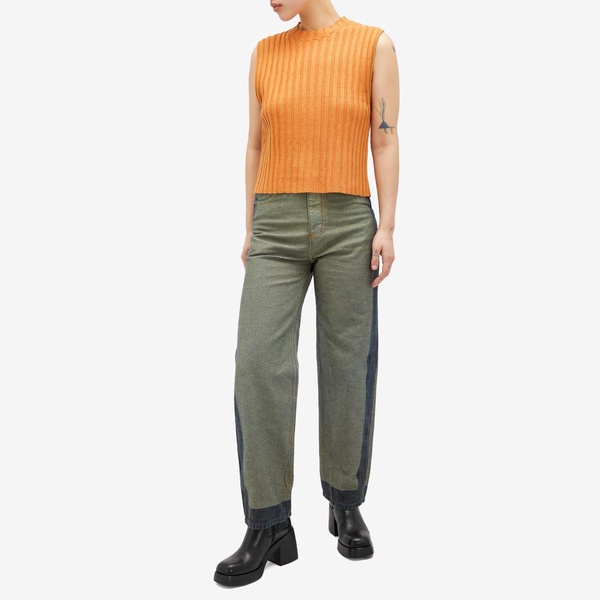 Eckhaus Latta Keyboard Knitted Vest Top