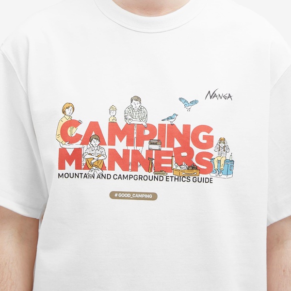 Nanga Eco Hybrid Camping Manners T-Shirt