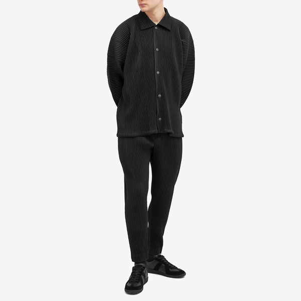 Homme Plissé Issey Miyake Pleated Shirt Jacket