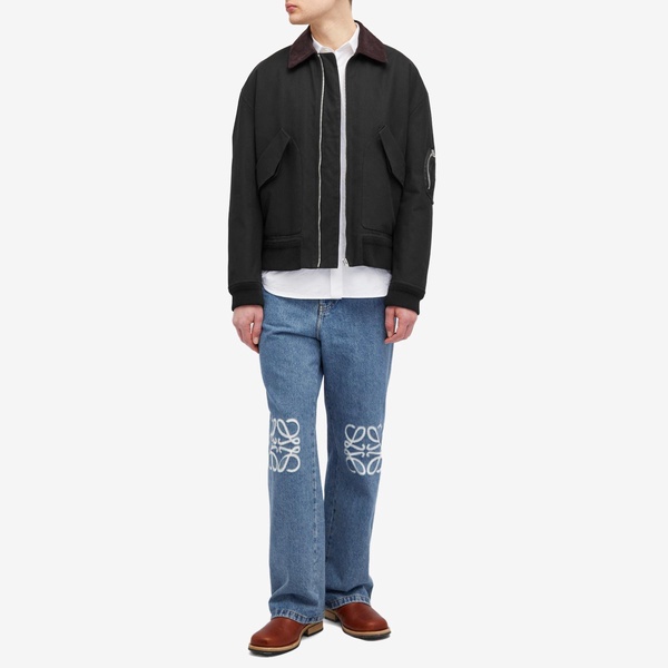 Loewe Cord Collar Bomber Jacket