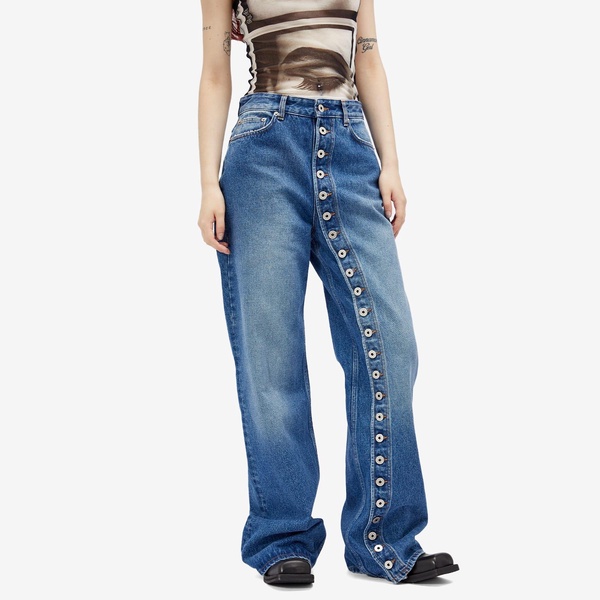 Jean Paul Gaultier Button Jeans