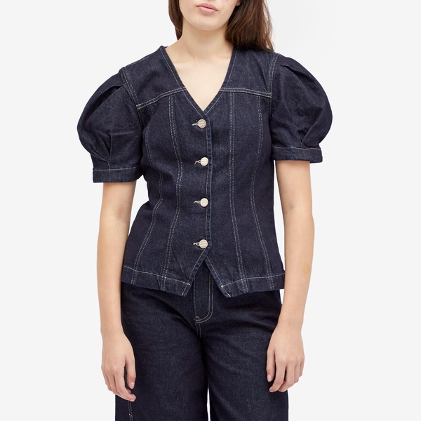 Damson Madder Shell Denim Top