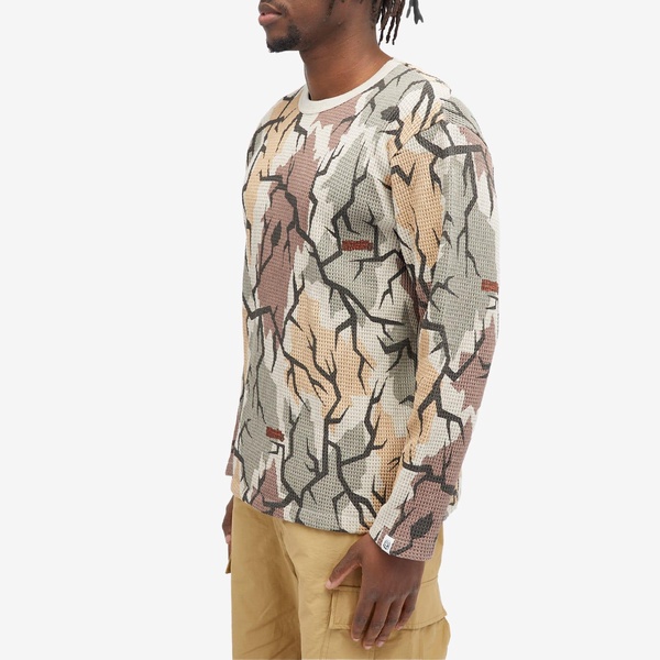 Billionaire Boys Club Camo Waffle Long Sleeve T-Shirt