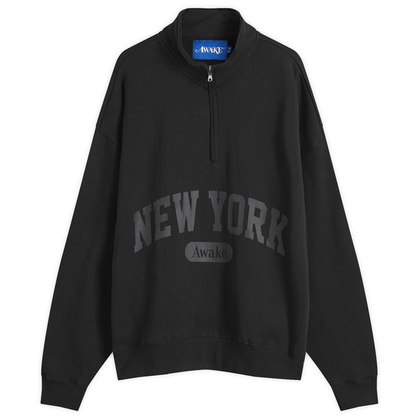 Awake NY Script Quarter Zip Sweatshirt