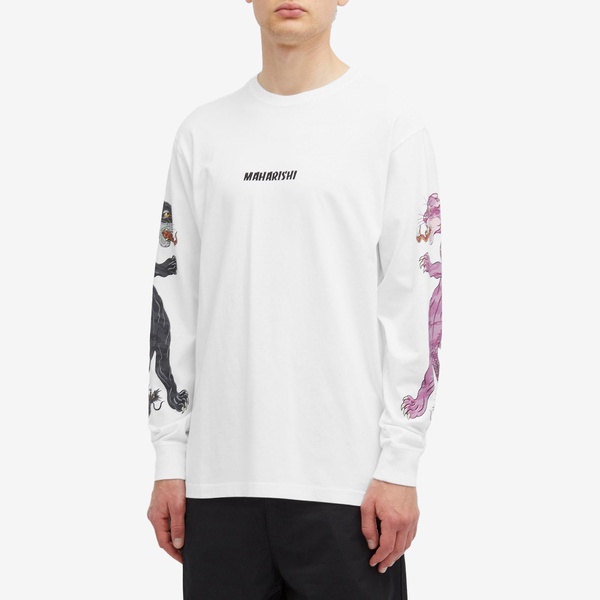 Maharishi Long Sleeve Duality Panther T-Shirt