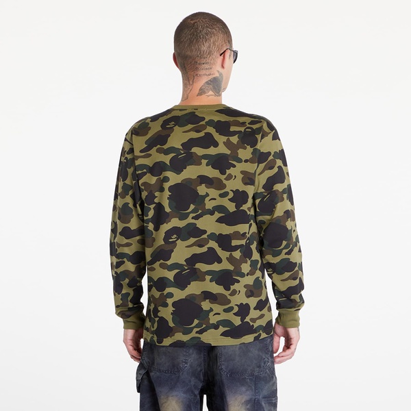 T-shirt A BATHING APE 1St Camo College Long Sleeve Tee