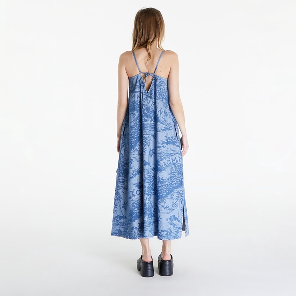 Tommy Jeans Chambray Sleeveless Maxi Dress