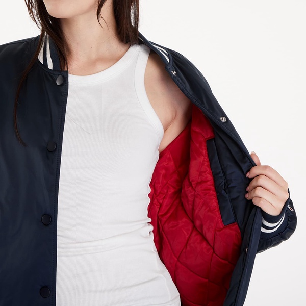 Bomber Tommy Jeans Satin Letterman Bomber Jacket