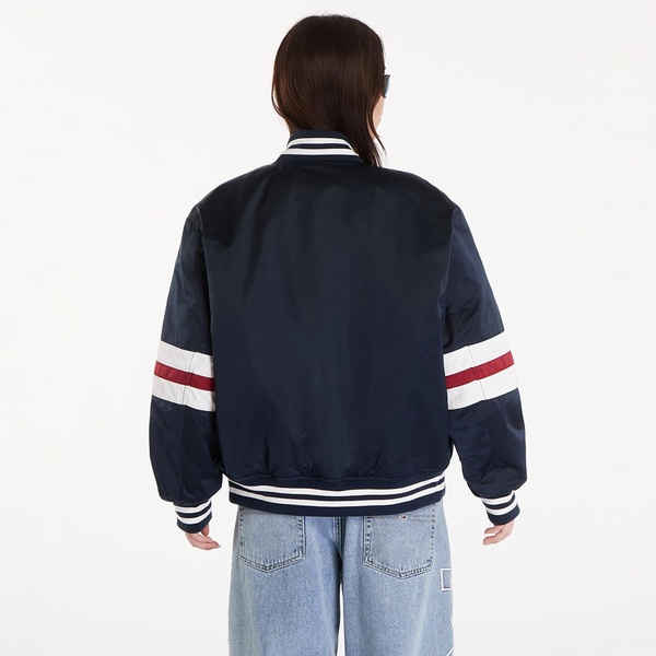 Bomber Tommy Jeans Satin Letterman Bomber Jacket