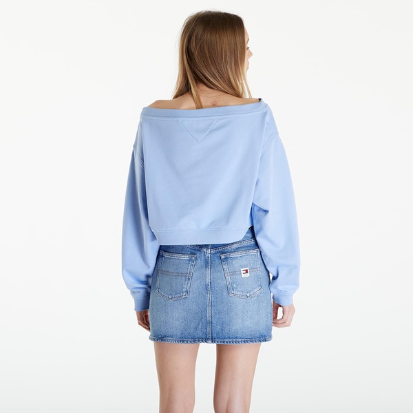 Tommy Jeans Cropped Off Shoulder Sweatshirt