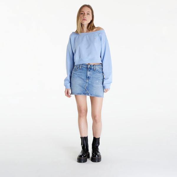 Tommy Jeans Cropped Off Shoulder Sweatshirt