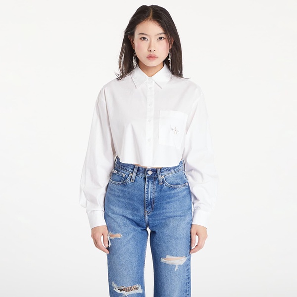 Shirt Calvin Klein Jeans Woven Label Cropped T-Shirt