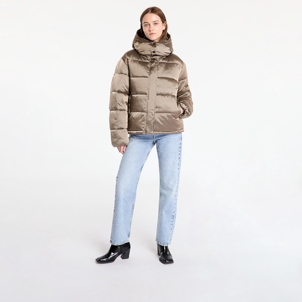 Calvin Klein Jeans Shiny Satin Puffer Jacket