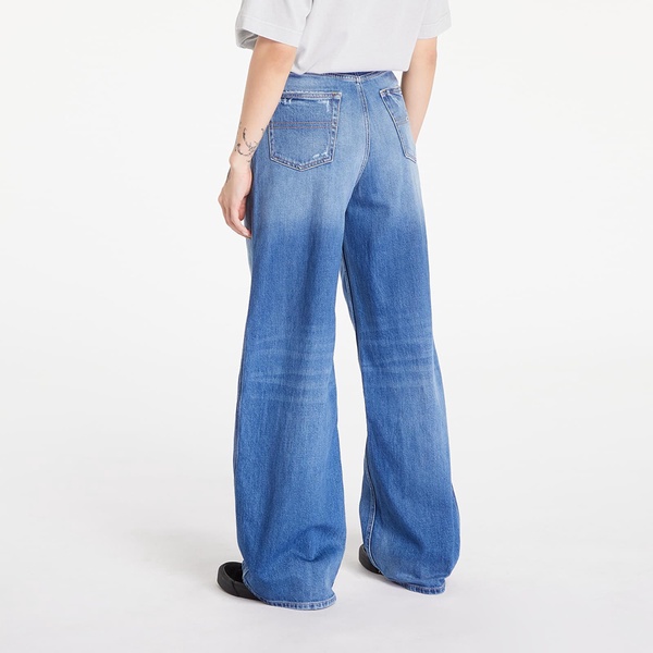 Tommy Jeans Claire High Rise Wide Leg Distressed Jeans