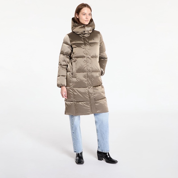 Calvin Klein Jeans Shiny Satin Puffer Coat