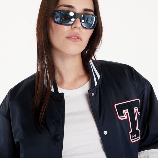 Bomber Tommy Jeans Satin Letterman Bomber Jacket