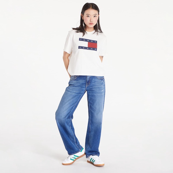 Jeans Tommy Jeans Sophie Low Rise Straight Distressed Jeans