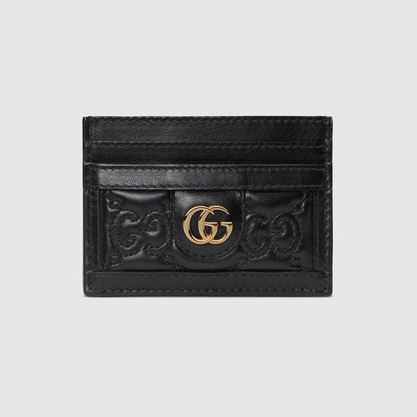 GG quilted leather card case