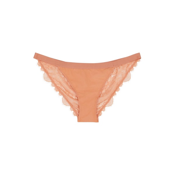 Wild Rose blush lace briefs