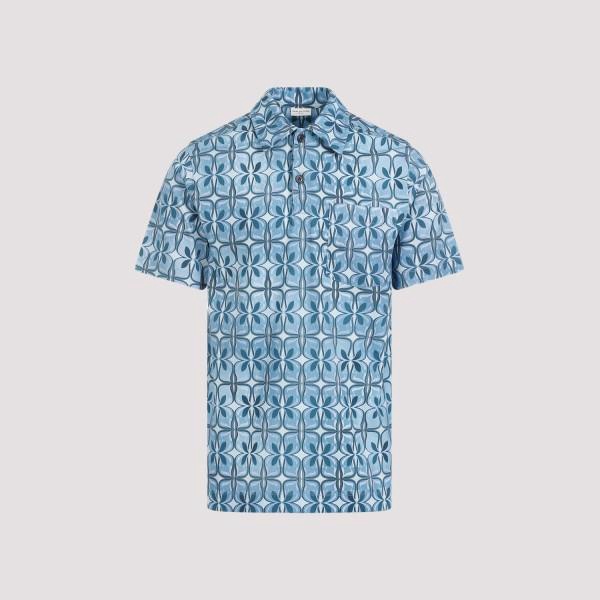 Dries Van Noten Abstract Printed Polo Shirt