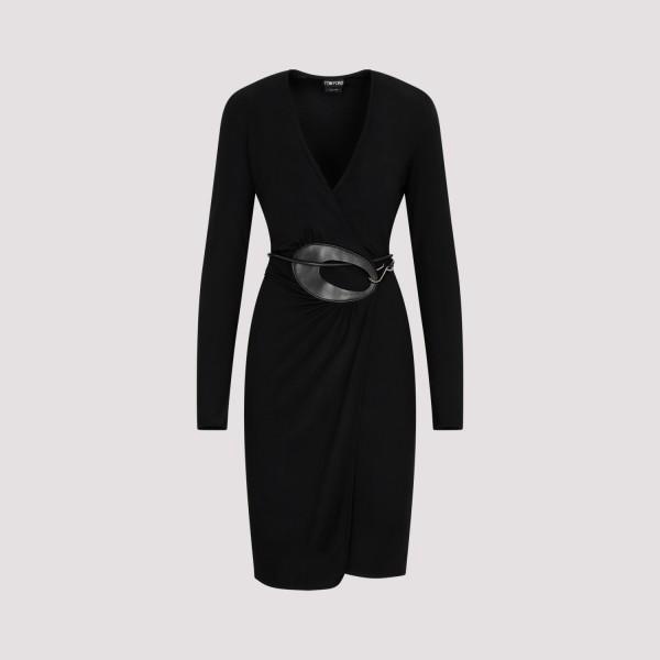 TOM FORD Black Cotton Women's Suit for FW23