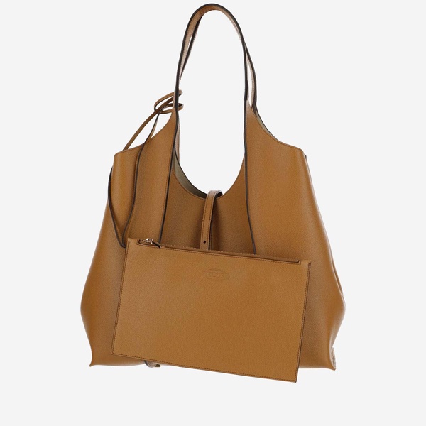 Tod's T Timeless Medium Leather Hobo Bag