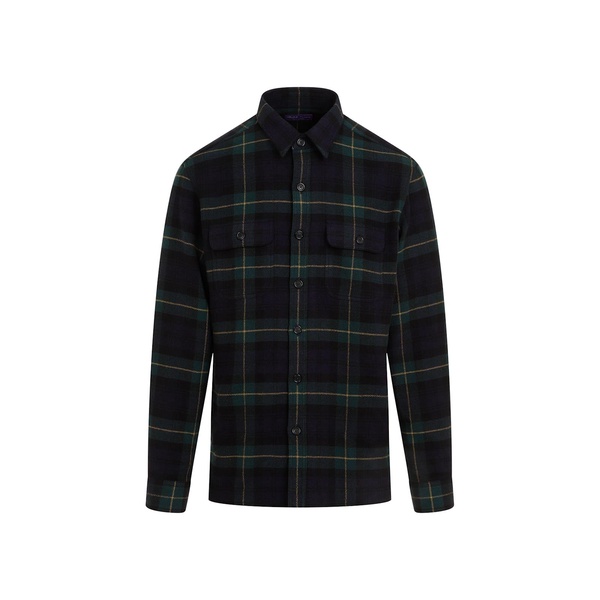 Long Sleeves Wool Blend Shirt