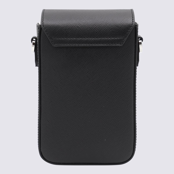 Black Leather Crossbody Bag