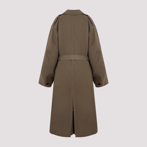 The Row	Belted Button-Up Trench Coat