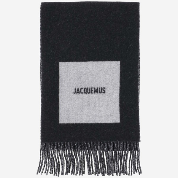 Jacquemus Wool Scarf With Logo