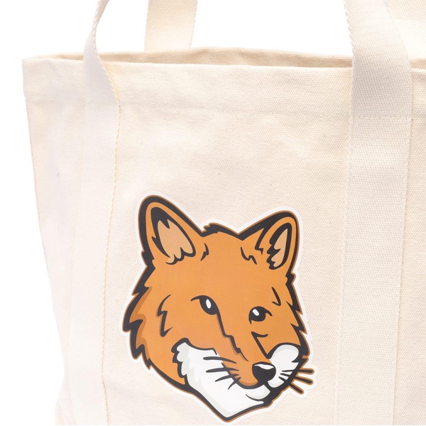 Fox Head Patch Tote Bag