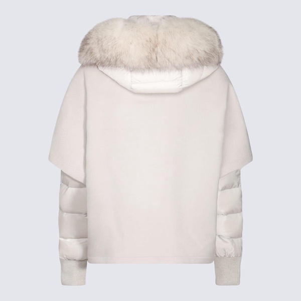 White Wool Down Jacket