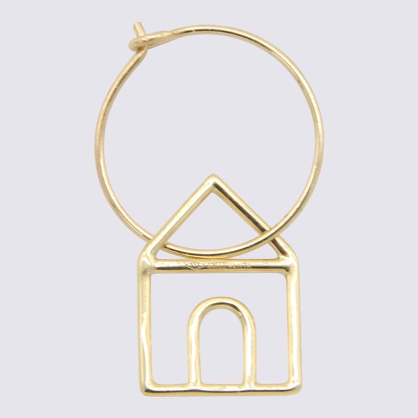 Gold Tone Casita Single Earring