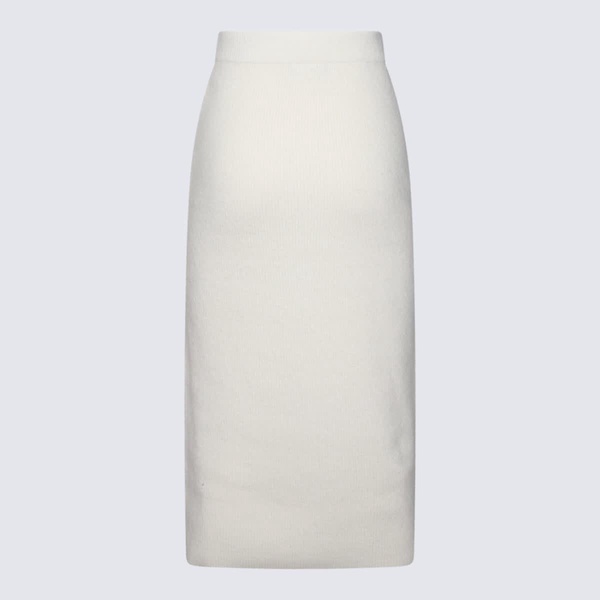 White Wool Skirt