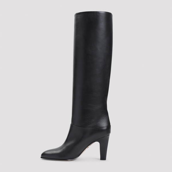 CHLOÉ Eve Leather Ankle Boots with 3.3-inch Heel