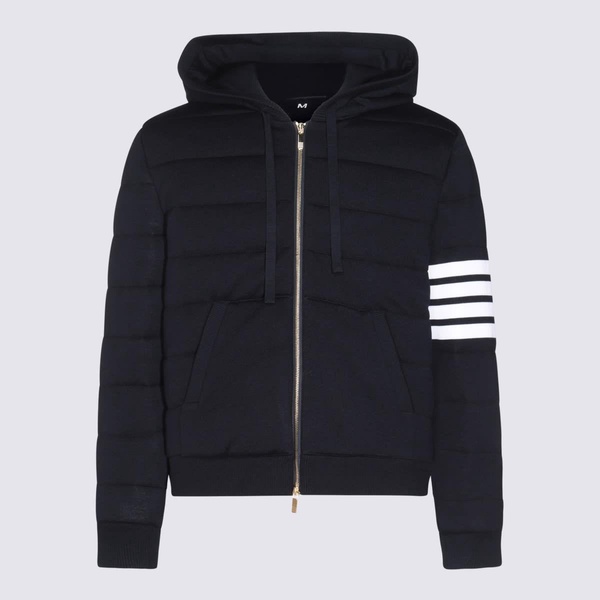 Thom Browne Navy Blue Down Jacket