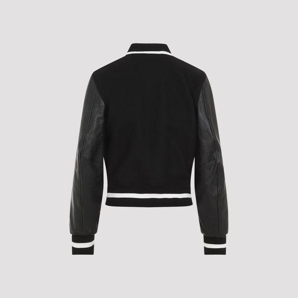 GIVENCHY Elegant Wool-Blend Bomber Jacket