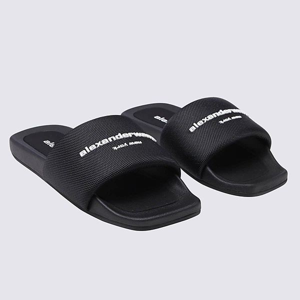 Black Rubber Sliders