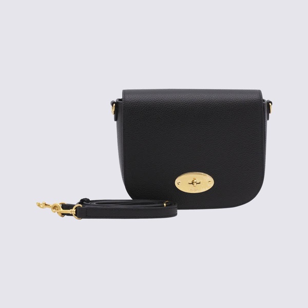 Black Leather Darley Crossbody Bag